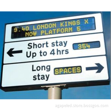 High Resolution Moving Road / Signage Led Traffic Signs for Outdoor Advertising